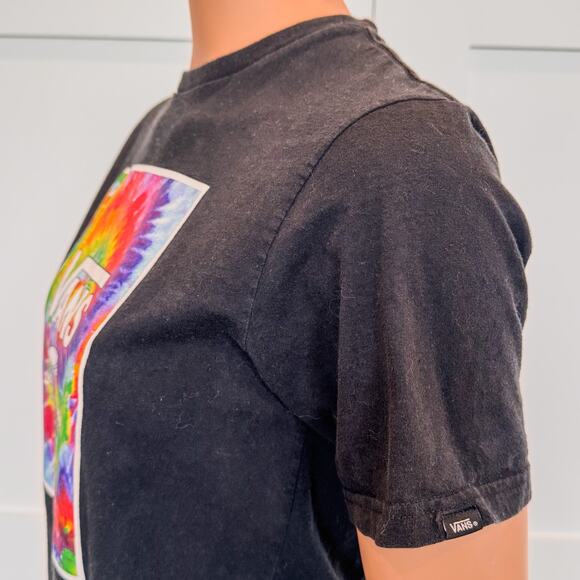 Vans Off The Wall Spiral Tie Dye Graphic Short Sleeve T-Shirt, Youth Large 12-14 - Picture 10 of 10